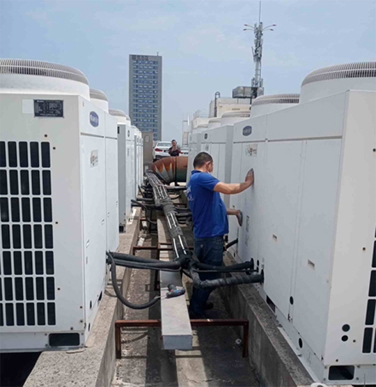 重庆市中央空调制热和不制冷系统维修方法